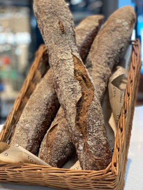 Rustikkbaguette, mørk