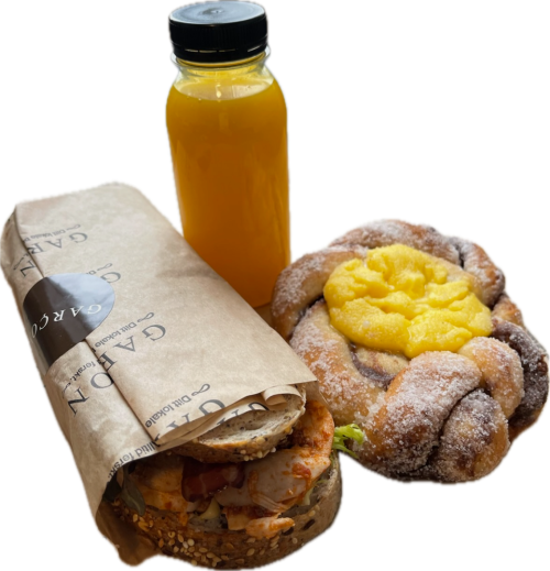 Lunsjpakke - Blings, Juice, Kanelbolle