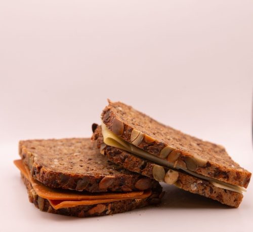 Rugbrødblings med ost